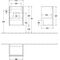 V&B Handwaschbeckenunterschrank COLLARO 410x546x344mm Türanschl re Glossy White