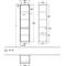 V&B Hochschrank COLLARO 404x1538x349mm Türanschl re Glossy White