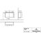 V&B Sideboard SUBWAY 3.0 805x423x256mm Gri Vo bl Brilliant White