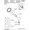 Keuco Schlauchanschluss IXMO Rosette rund sw ma