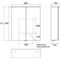 Emco LED-Lichtspiegelschr. PURE 2 DESIGN AP 600x711mm 2-tü m Lichtsegel Aluminiu