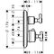 Thermostat AXOR MONTREUX UP mit Abstellventil brushed gold optic