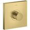Thermostat SQUARE AXOR SHOWERSOLUTIONS Highflow, Unterputz brushed brass