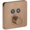 Thermostat SHOWERSELECT SOFT AXOR UP für 2 Verbraucher brushed red gold