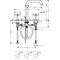 3-L WT-Armatur 170 AXOR CITTERIO E DN 15 m Pl m ZAG 1 1/4Zoll bru gold optic