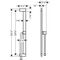HG Brausestange Unica E Puro 650mm easy Sli u Brschl 1600mm ma-sw