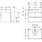 HG Waschtischunterschrank Xevolos E 780x555x550mm Ko sch-gr ma Fr sch-gr met