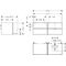 HG Waschtischunterschrank Xevolos E 1370x555x550mm Ko mweiß Fr bro Struktur