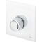 OV Abdeckung Unibox RTL mit Thermostat Echtglas weiß