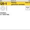 Unterlegscheibe DIN 125-1 A 5,3x10x1 Messing galv. vernickelt 1000St. - VPE: 1000