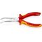 Flachrundzange L.200mm Form 2 40Grad gew.VDE Mehrkomp.-Hüllen KNIPEX