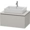 Duravit Waschtischunterbau L-CUBE 820x547mm 1 Ausz. we ma ES NB mitte