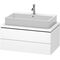 Duravit Waschtischunterbau L-CUBE 920x547mm 2 Schubk we ma ES NB mitte