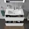 Duravit Waschtischunterbau L-CUBE 820x391mm 2 Schubk we ma ES NB mitte
