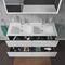 Duravit Waschtischunterbau L-CUBE 1290x481mm 4 Schubk we hgl ES Ah beids