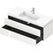 Duravit Waschtischset L-CUBE 1200x480mm 2 Sk 1 HL we hgl ES Ah Mi.