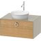 Duravit Waschtischunterbau WHITE TULIP 800x408mm 1 Ausz. we sdm ES Eiche mitte