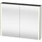 Duravit Spiegelschrank XSQUARE 1000x800x156mm, 27 W weiß hochglanz