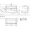 V&B Waschtischunterschrank COLLARO 100x54,8x50cm WT mttg m LED-B. w Wood