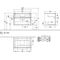 V&B Waschtischunterschrank COLLARO 800x548x500mm WT mttg m LED-B. Soft Grey