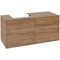 V&B Waschtischunterschrank COLLARO 120x54,8x50cm WT li m LED-B. Kansas Oak