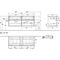 V&B Waschtischunterschrank COLLARO 1400x548x500mm White Wood