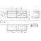 V&B Waschtischunterschrank COLLARO 160x54,8x50cm WT re m LED-B. White Wood