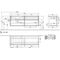 V&B Waschtischunterschrank COLLARO 160x54,8x50cm WT li m LED-B. Glossy Grey