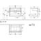 V&B Waschtischunterschrank COLLARO 800x548x500mm WT mttg Black Matt Lacquer