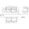 V&B Waschtischunterschrank COLLARO 120x54,8x50cm WT li Glossy Grey