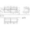 V&B Waschtischunterschrank COLLARO 140x54,8x50cm WT li Glossy Grey