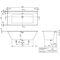 V&B Badewanne COLLARO DUO rechteckig 1600x750mm we