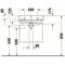 Waschtischunterbau Duravit No.1 1 Auszug, 490x426mm weiß matt