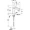 Duravit EH-WT-MI S Tulum by Starck FreshStart Ausl 110 o ZAG schwarz matt