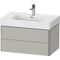 Duravit Waschtischunterbau XSQUARE 784x397x470mm we hgl o ES