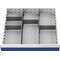 Schubladenunterteilungsmaterial Front-H.200mm 2 Längs-/4 Querteiler