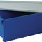 Deckel L590xB380mm grau Polystyrol f.Drehstapelbehälter