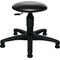 Drehhocker m.Bodengleitern Kunstlederpolster schwarz Sitz-H.390-520mm TOPSTAR