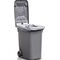Kunststoffsack 240l LD-PE grau 100 µm B650/550xL1350mm 50St./Karton