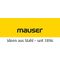 Schreibtisch levero H650-1250xB1800xT800mm signalweiß,RAL9003/weiß elektr.MAUSER