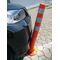 Sperrpfosten TPU orange/weiß D.80mm z.Schr.m.Befestigungsmaterial H.750mm