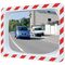 Verkehrsspiegel H800xB1000mm Kunststoff,rot/weiß f.2 Richtungen 30m SPL