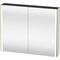Duravit Spiegelschrank XSQUARE 1000x800x156mm, 27 W weiß supermatt
