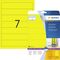 HERMA Ordneretikett 5091 kurz/schmal sk gelb 140 St./Pack.