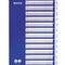 Leitz Plastikregister Jan-Dez 12546001 A4 PP ws