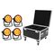 EUROLITE Set 4x LED IP PAR 14x10W HCL + Case