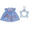 Baby Annabell Kleid blau Eichhörnchen