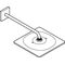 Grohe Kopfbr.set RAINSHOWER MONO 310 Cub 422mm chr