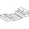 Geberit Schubladeneinsatz-Set für obere Schublade Breite 750mm