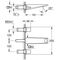 Grohe 3-Loch-WT-Wandbatterie ALLURE BRIL FMS Ausl 161mm hard graphite gebürstet